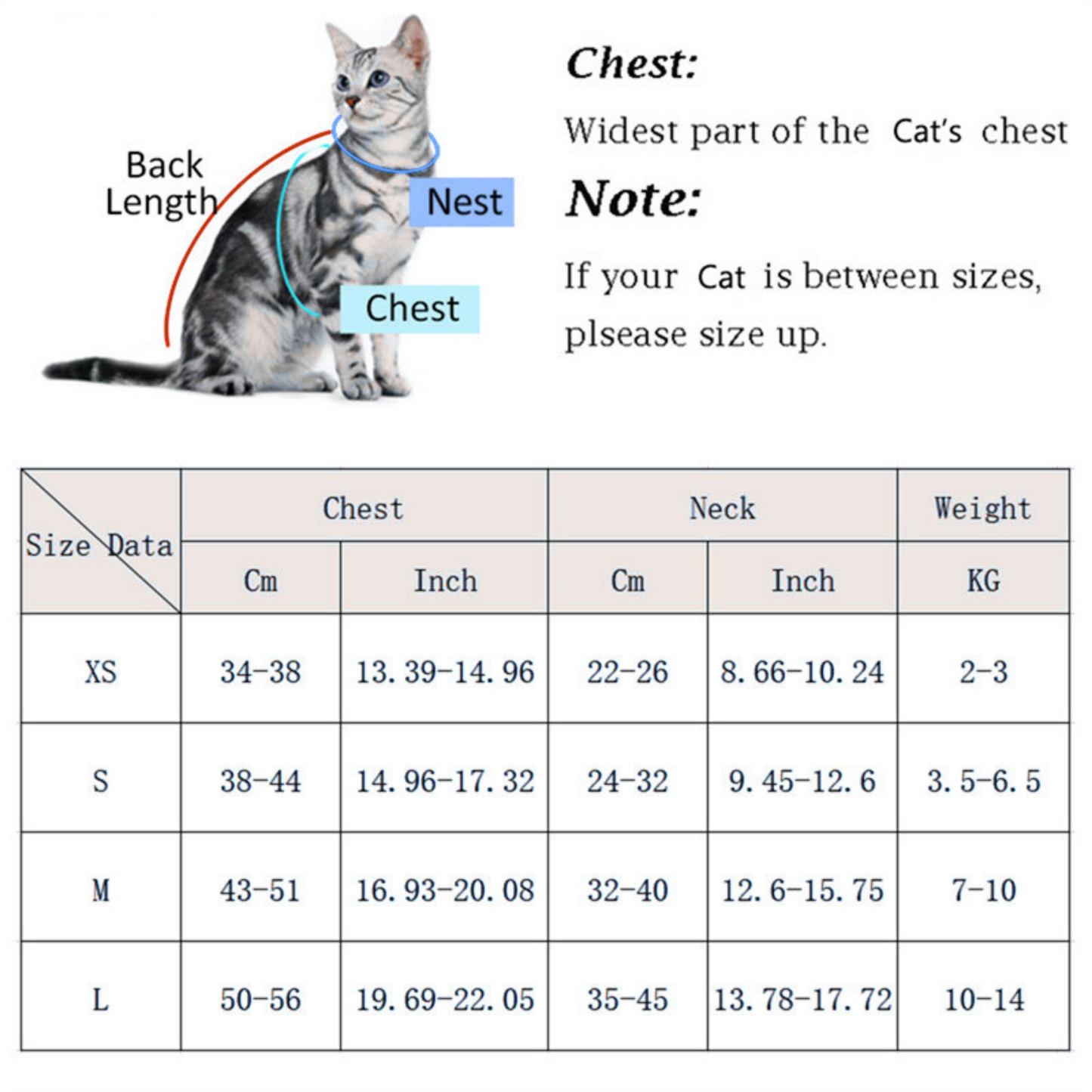 Cat Harness with Leash and Collar Set