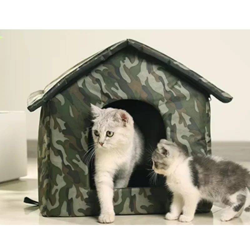 Camo Purr Hut